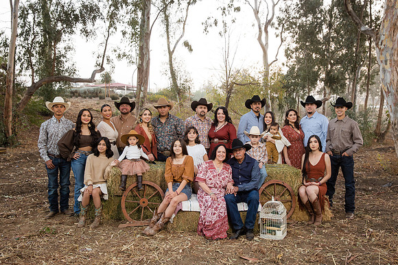 Three generations family photo in Riverside, California, Mariana's Family-252
