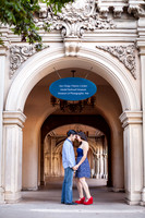 Engagement at Balboa Park, San Diego by Temecula Wedding Photographer