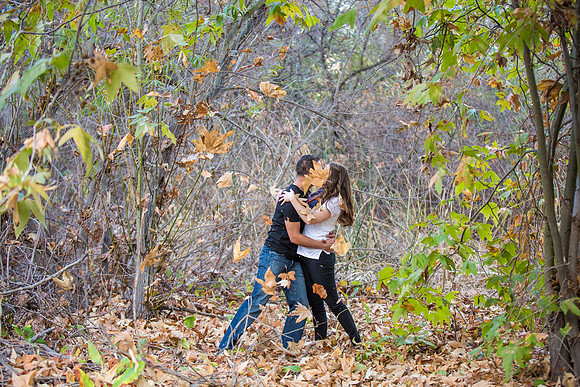 Southern California Engagement with nature in fall Photos in Fallbrook, San Diego by Temecula Winery Wedding Photographer, Sarah & Shawn