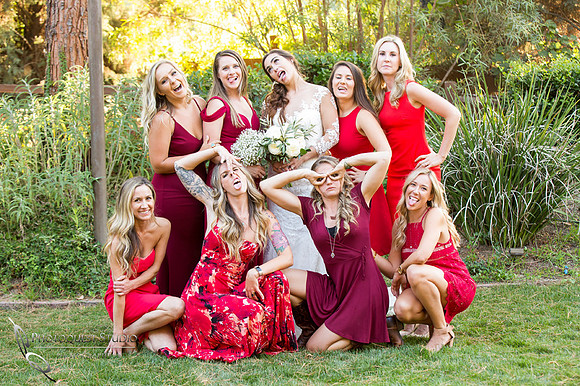 Temecula Wedding Photographers, Bride and Bridesmaids