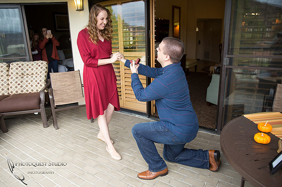 Surprise Proposal at Welk Resort, Escondido by Wedding Photographer in Temecula