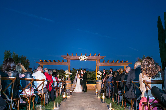 Beautiful wedding at Wiens Family Cellars Temecula Winery - Sarah & Shawn