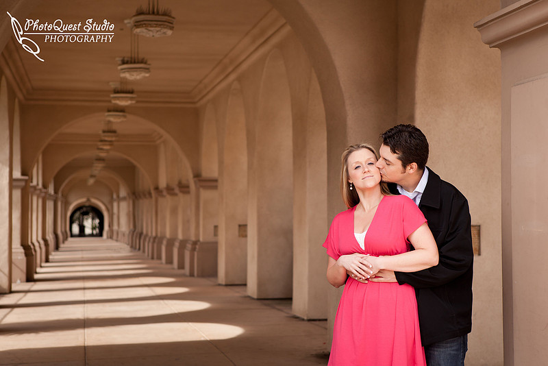 Balboa Park Engagement by Temecula Wedding Photographer of PhotoQuestStudio