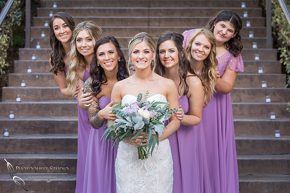 Gorgeous Bride and her Bridesmaids