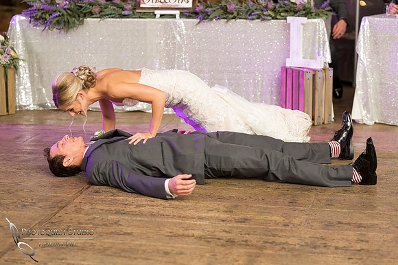 Kissing challenge by Fallbrook Temecula Wedding Photographer