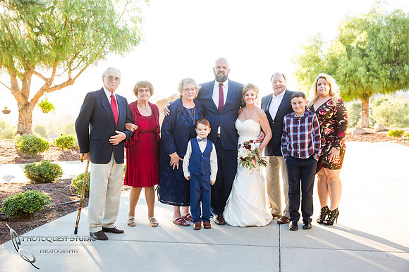 Family Photo at Private-Residence-Wedding-in-La-Cresta