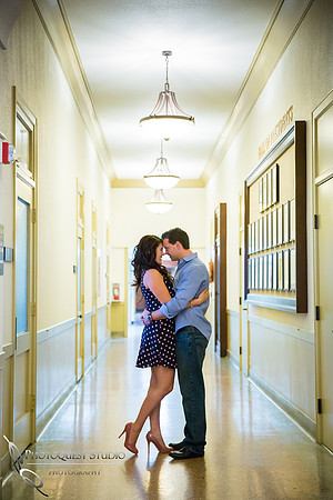 Engagement Photo at University of La Verne, Pamona, California by Temecula Wedding Photographer