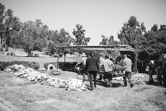 TL's Mom Funeral - B&W-181
