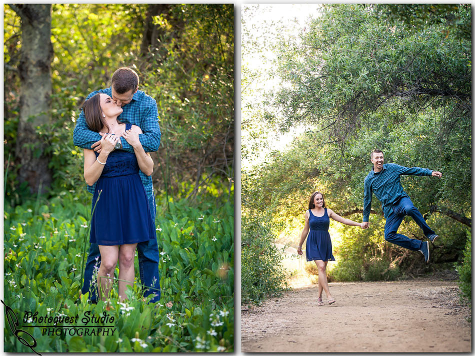 Fallbrook San Diego Outdoor Engagement Stone Garden Wedding Kristina and Cam