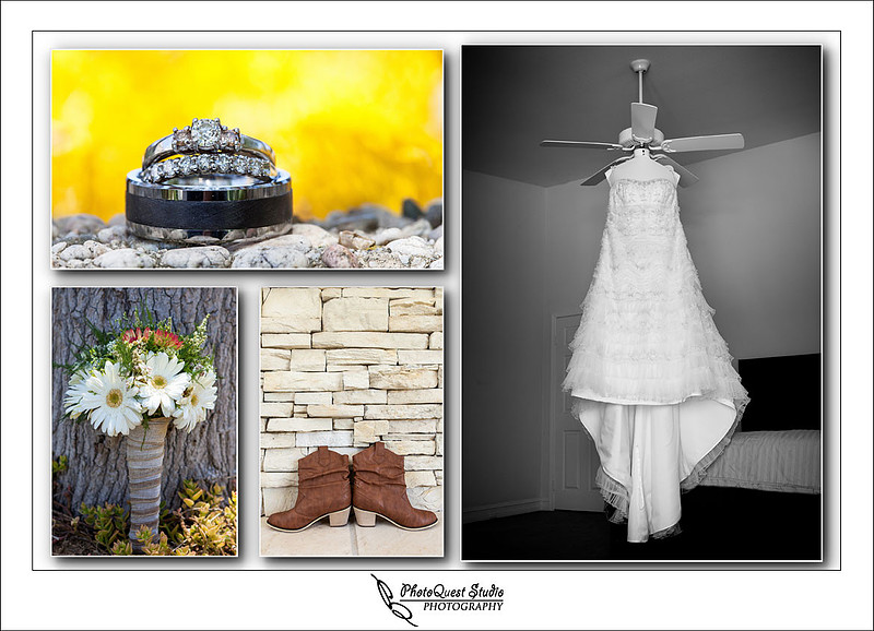 Wedding Ring, Dress, Bouquet and Shoes at DIY Backyard wedding in Escondido, San Diego by Temecula Wedding Photographer of PhotoQuest Studio | Photography - Locate in Menifee and serving both N&S California