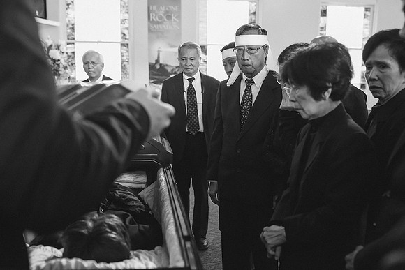 TL's Mom Funeral - B&W-149