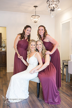 Stunning looking bride and her bridemaids