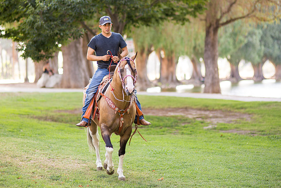 Wedding Photographer in Temecula, Engagement Photo with beautiful Couple and Horses in Riverside, California - Mayra and Juan