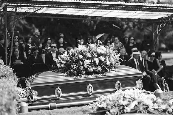 TL's Mom Funeral - B&W-186