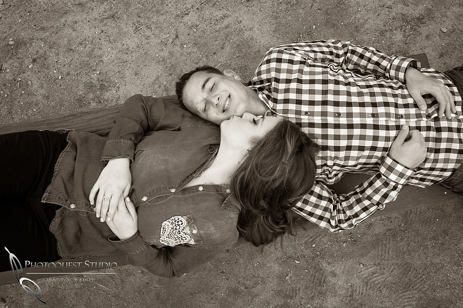 Fun time at Engagement session, Southern California Engagement with nature in fall Photos in Fallbrook, San Diego by Temecula Winery Wedding Photographer, Sarah & Shawn