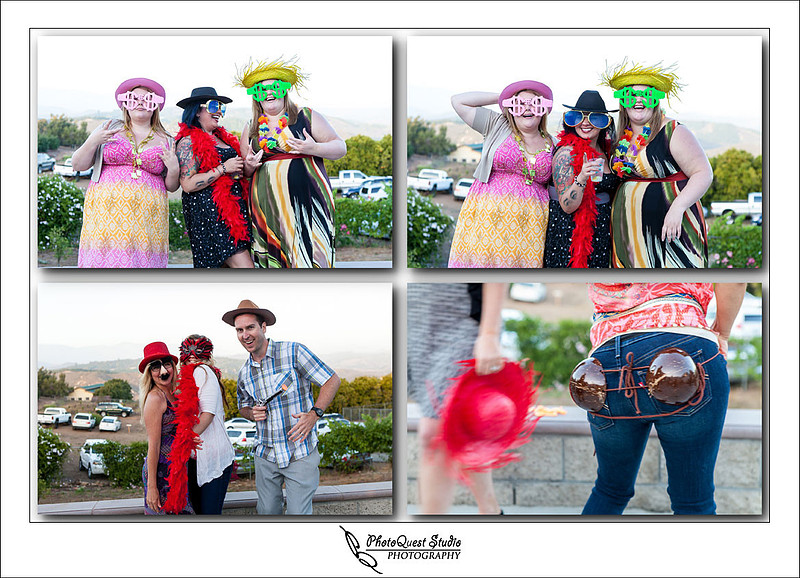 Temecula Wedding Photobooth at DIY Backyard wedding in Escondido, San Diego by Temecula Wedding Photographer of PhotoQuest Studio | Photography - Locate in Menifee and serving both N&S California - 8