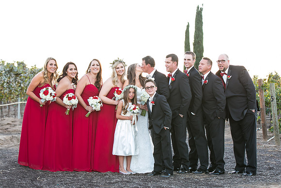 Beautiful wedding at Wiens Family Cellars Temecula Winery - Sarah & Shawn