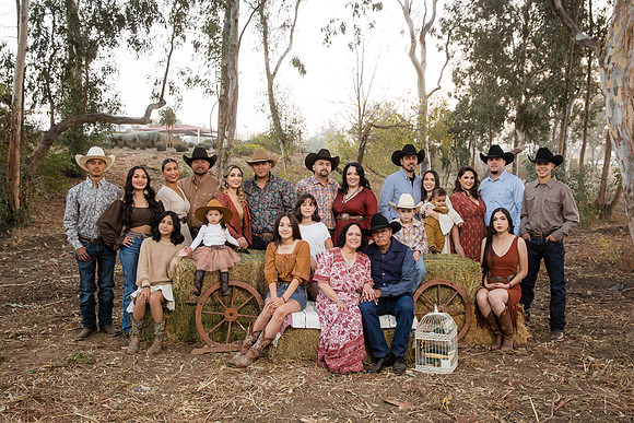 Three generations family photo in Riverside, California, Mariana's Family-251