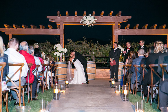 Beautiful wedding at Wiens Family Cellars Temecula Winery - Sarah & Shawn