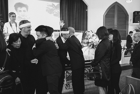 TL's Mom Funeral - B&W-125