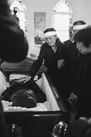 TL's Mom Funeral - B&W-142