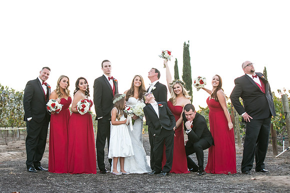 Beautiful wedding at Wiens Family Cellars Temecula Winery - Sarah & Shawn