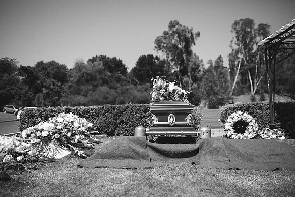 TL's Mom Funeral - B&W-184
