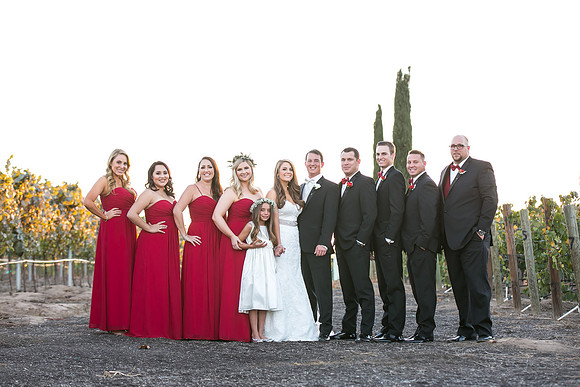 Beautiful wedding at Wiens Family Cellars Temecula Winery - Sarah & Shawn