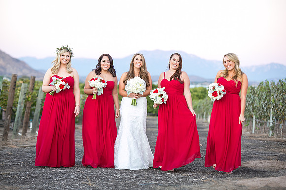 Beautiful wedding at Wiens Family Cellars Temecula Winery - Sarah & Shawn