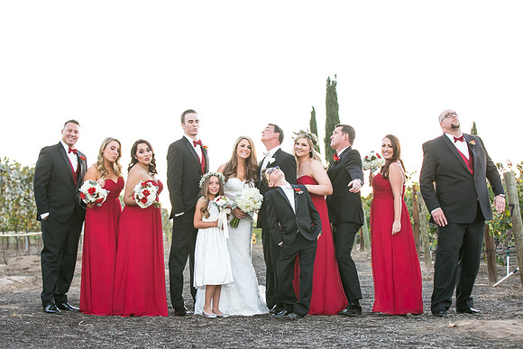 Beautiful wedding at Wiens Family Cellars Temecula Winery - Sarah & Shawn