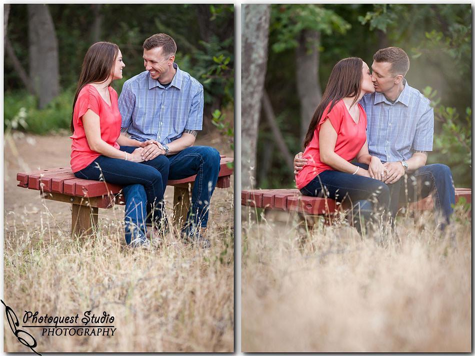 Fallbrook San Diego Outdoor Engagement Stone Garden Wedding Kristina and Cam