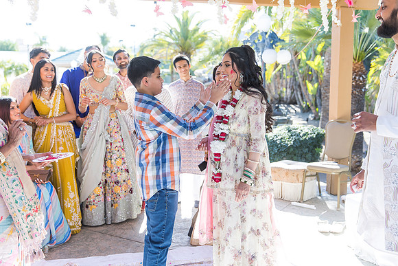 beautiful indian family little butterfly babyshower pooja parth-334