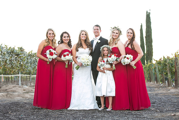 Beautiful wedding at Wiens Family Cellars Temecula Winery - Sarah & Shawn