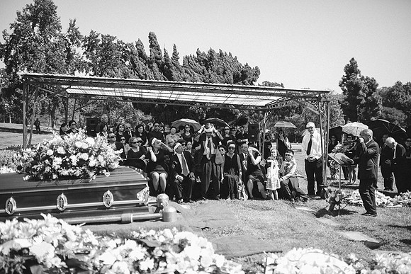 TL's Mom Funeral - B&W-219