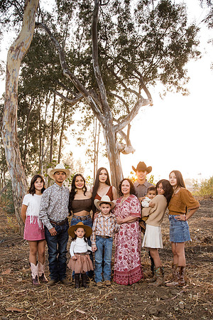 Three generations family photo in Riverside, California, Mariana's Family-247