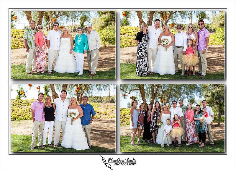 Bride and Groom Parents at DIY Backyard wedding in Escondido, San Diego by Temecula Wedding Photographer of PhotoQuest Studio | Photography - Locate in Menifee and serving both N&S California