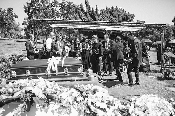 TL's Mom Funeral - B&W-227