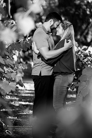 sweet moment at temecula winery, engagement photo by photoquest studio