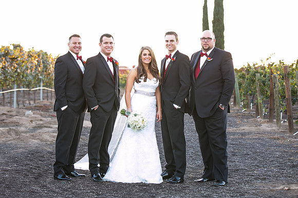 Beautiful wedding at Wiens Family Cellars Temecula Winery - Sarah & Shawn