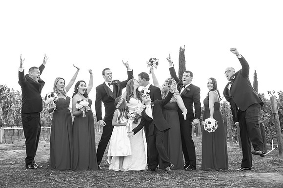 Beautiful wedding at Wiens Family Cellars Temecula Winery - Sarah & Shawn