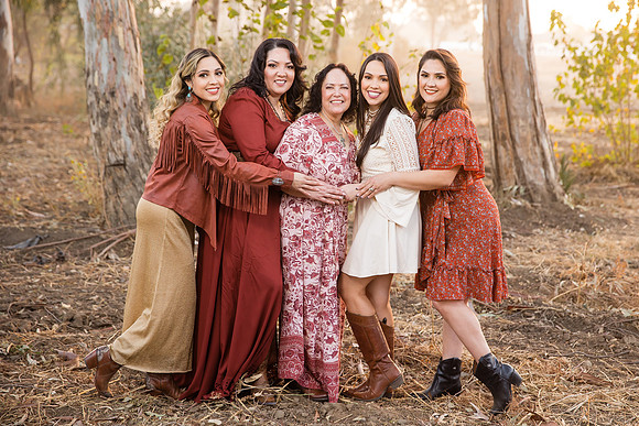 Three generations family photo in Riverside, California, Mariana's Family-239