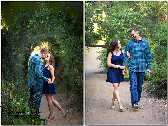 Fallbrook San Diego Outdoor Engagement Stone Garden Wedding Kristina and Cam