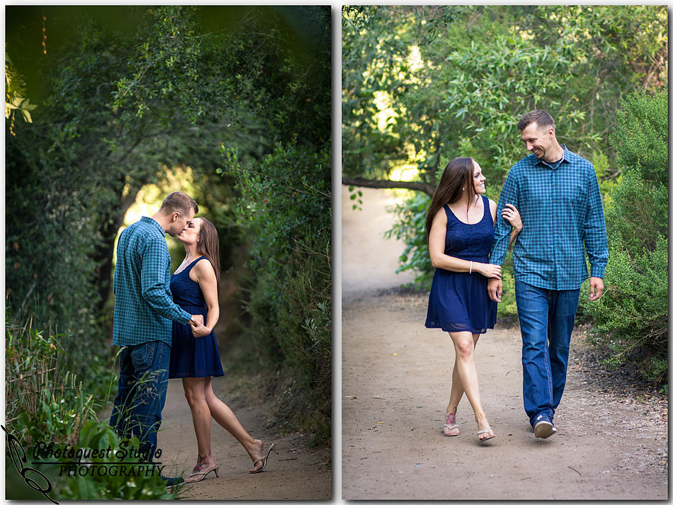 Fallbrook San Diego Outdoor Engagement Stone Garden Wedding Kristina and Cam
