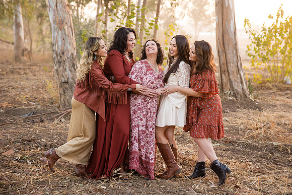 Three generations family photo in Riverside, California, Mariana's Family-242