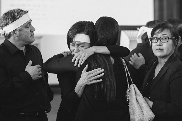 TL's Mom Funeral - B&W-131