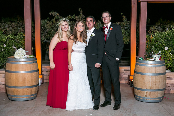Beautiful wedding at Wiens Family Cellars Temecula Winery - Sarah & Shawn