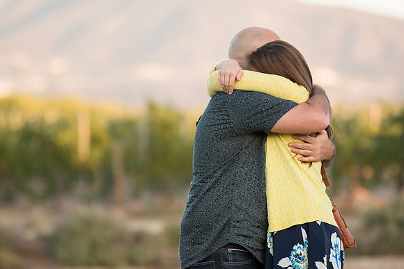 Surprise Proposal at Ponte Winery by Temecula Wedding Photographer