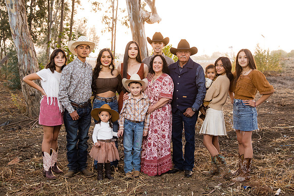 Three generations family photo in Riverside, California, Mariana's Family-248