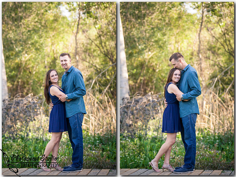 Fallbrook San Diego Outdoor Engagement Stone Garden Wedding Kristina and Cam