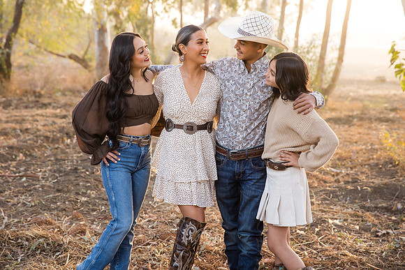 Three generations family photo in Riverside, California, Mariana's Family-164